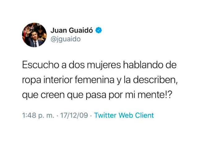 tuit de Guaidó